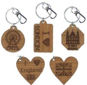 5001B-LND-W : London Keyrings UK (Pack Size 36) Price Breaks Available